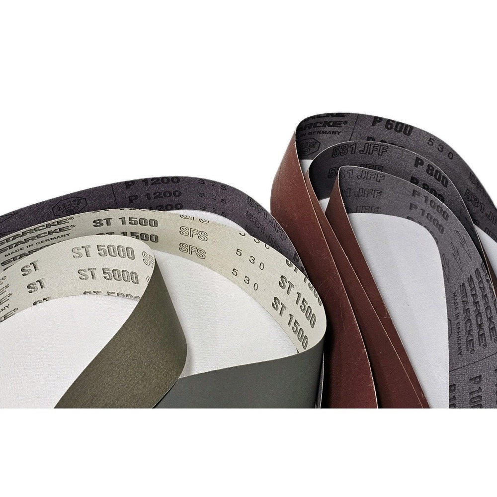 2X42 Flexible Multipurpose Sanding Belt Variety 600, 800, 1000, 1200, 1500, 5000